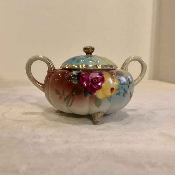 Royal Kinram Nippon Gourd Shaped Sugar Bowl - Picture 1 of 13